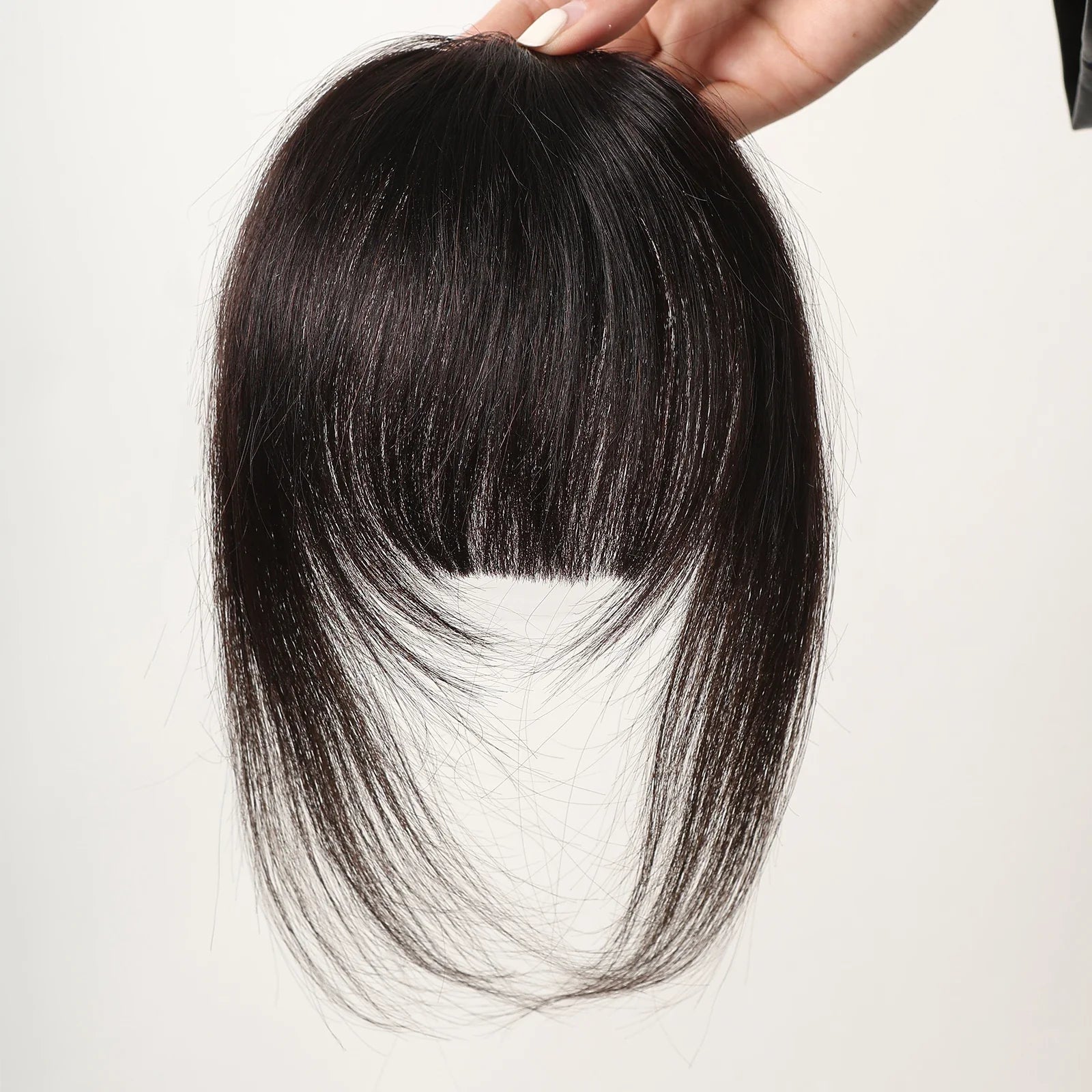 Clip-In Human Hair Bangs with Temples – Natural French Fringe Hairpiece | Silkara™ Hair Extensions