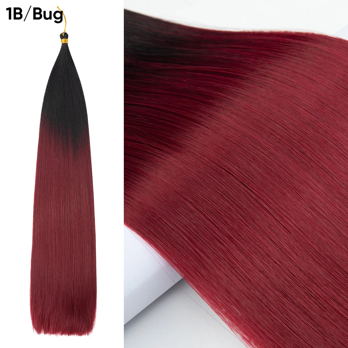 30 Inch Straight Braiding Hair Extensions – Soft Synthetic Crochet Braiding Hair Bundles for Women