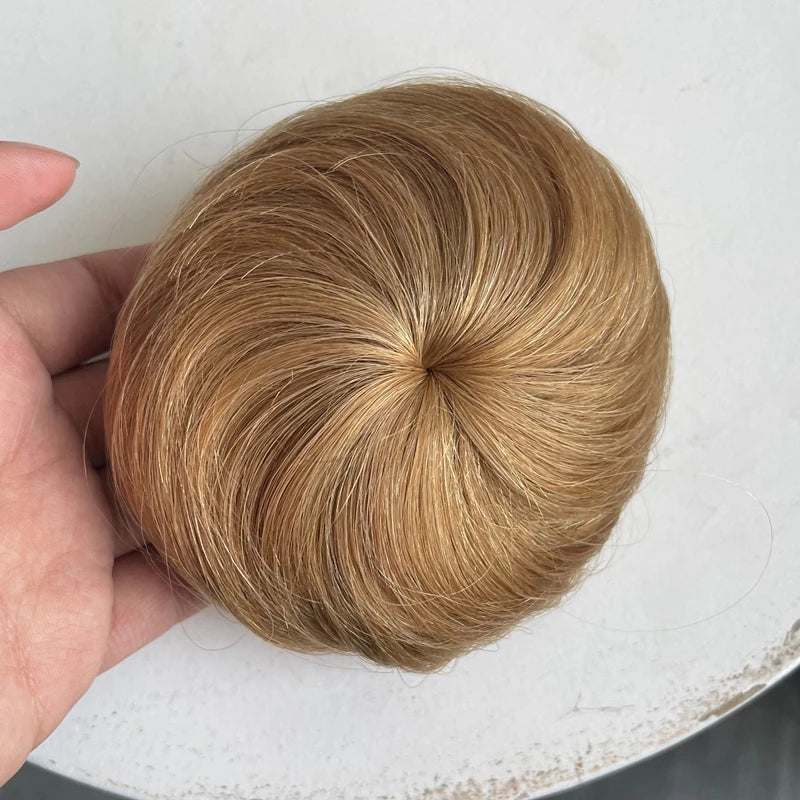6” Human Hair Drawstring Bun Extension – Natural Volume Chignon Hairpiece
