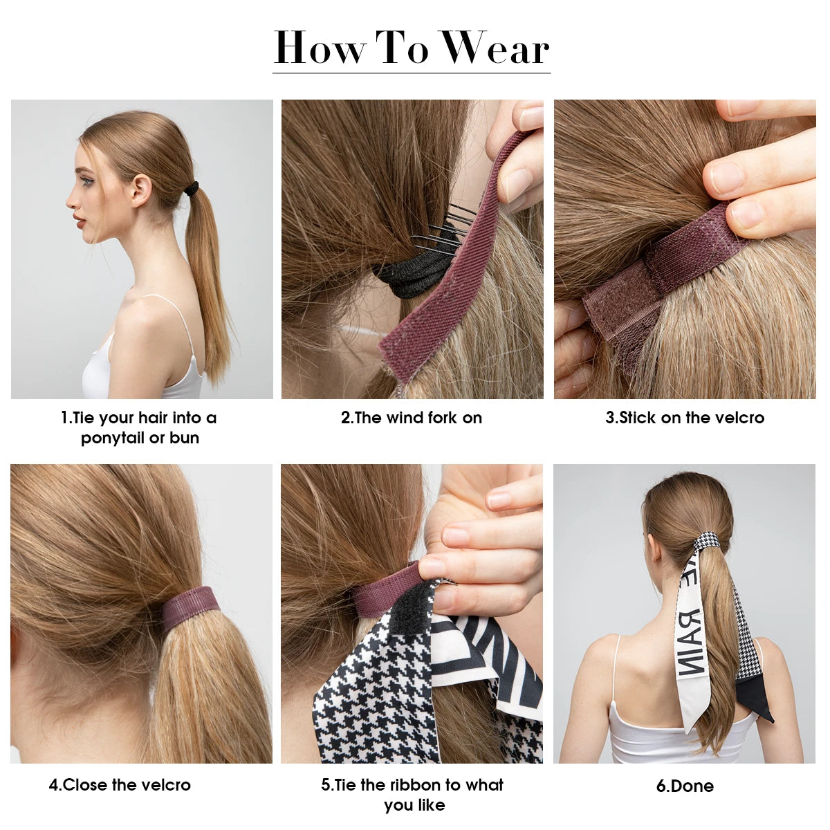 Silkara™ Premium Wavy Clip-In Ponytail Hair Extension – Wrap Around Synthetic Hairpiece (100g)