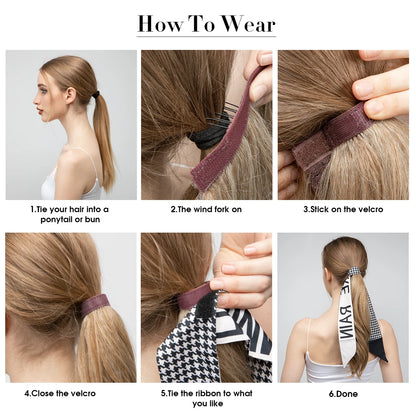 Silkara™ Premium Wavy Clip-In Ponytail Hair Extension – Wrap Around Synthetic Hairpiece (100g)