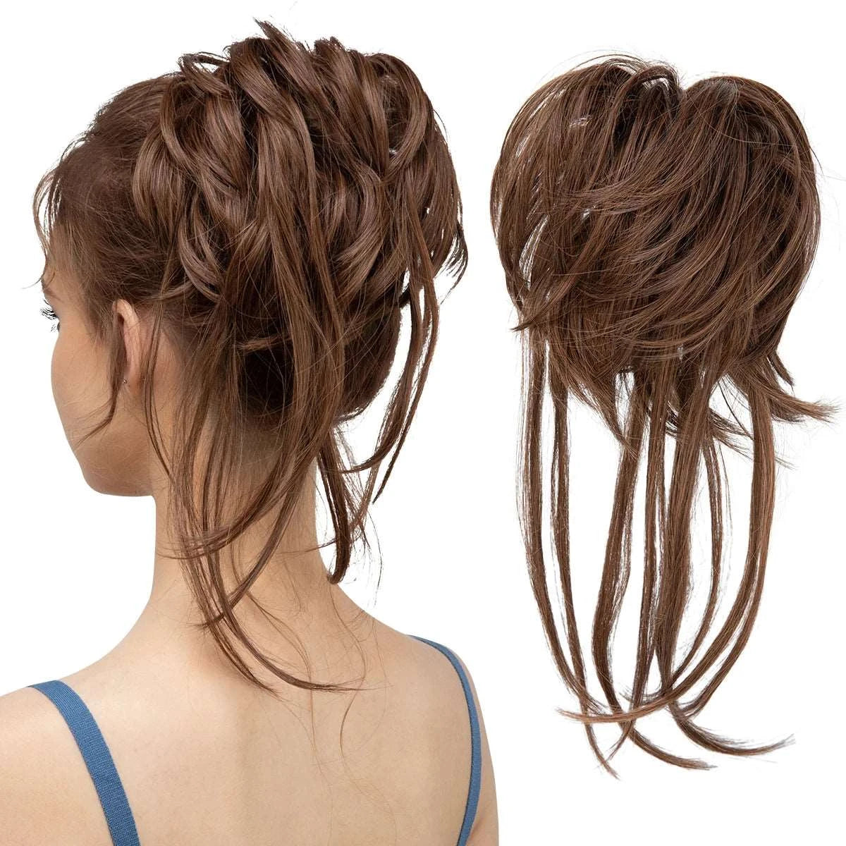 Silkara™  Secret Hair Instant Curly Messy Taily Bun
