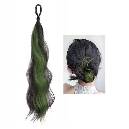 Silkara™ Hair Messy Bun Hairpiece – Curly Chignon with Elastic Band 17 inch
