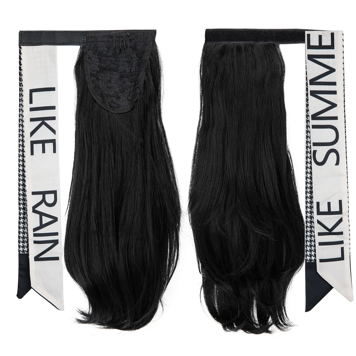 Silkara™ Premium Wavy Clip-In Ponytail Hair Extension – Wrap Around Synthetic Hairpiece (100g)