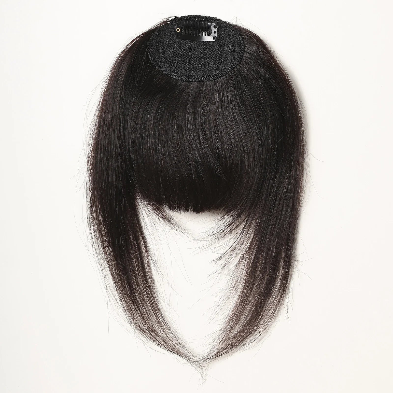 Clip-In Human Hair Bangs with Temples – Natural French Fringe Hairpiece | Silkara™ Hair Extensions