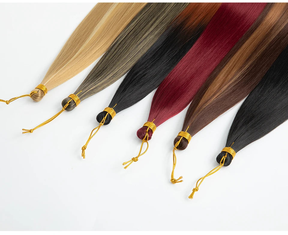 30 Inch Straight Braiding Hair Extensions – Soft Synthetic Crochet Braiding Hair Bundles for Women
