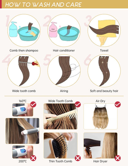 Virgin Remy Tape-In Hair Extensions – Invisible Injection Tape, Double Drawn, Natural Straight (20pcs)