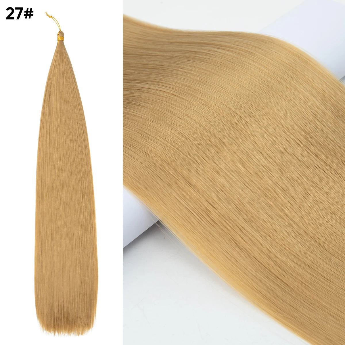 30 Inch Straight Braiding Hair Extensions – Soft Synthetic Crochet Braiding Hair Bundles for Women