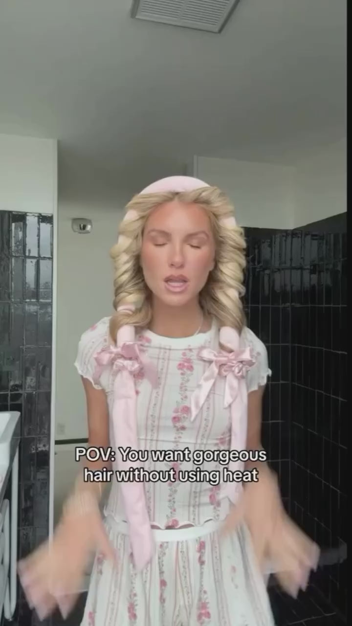 Load video: New Acquired Style Heatless Curler Set